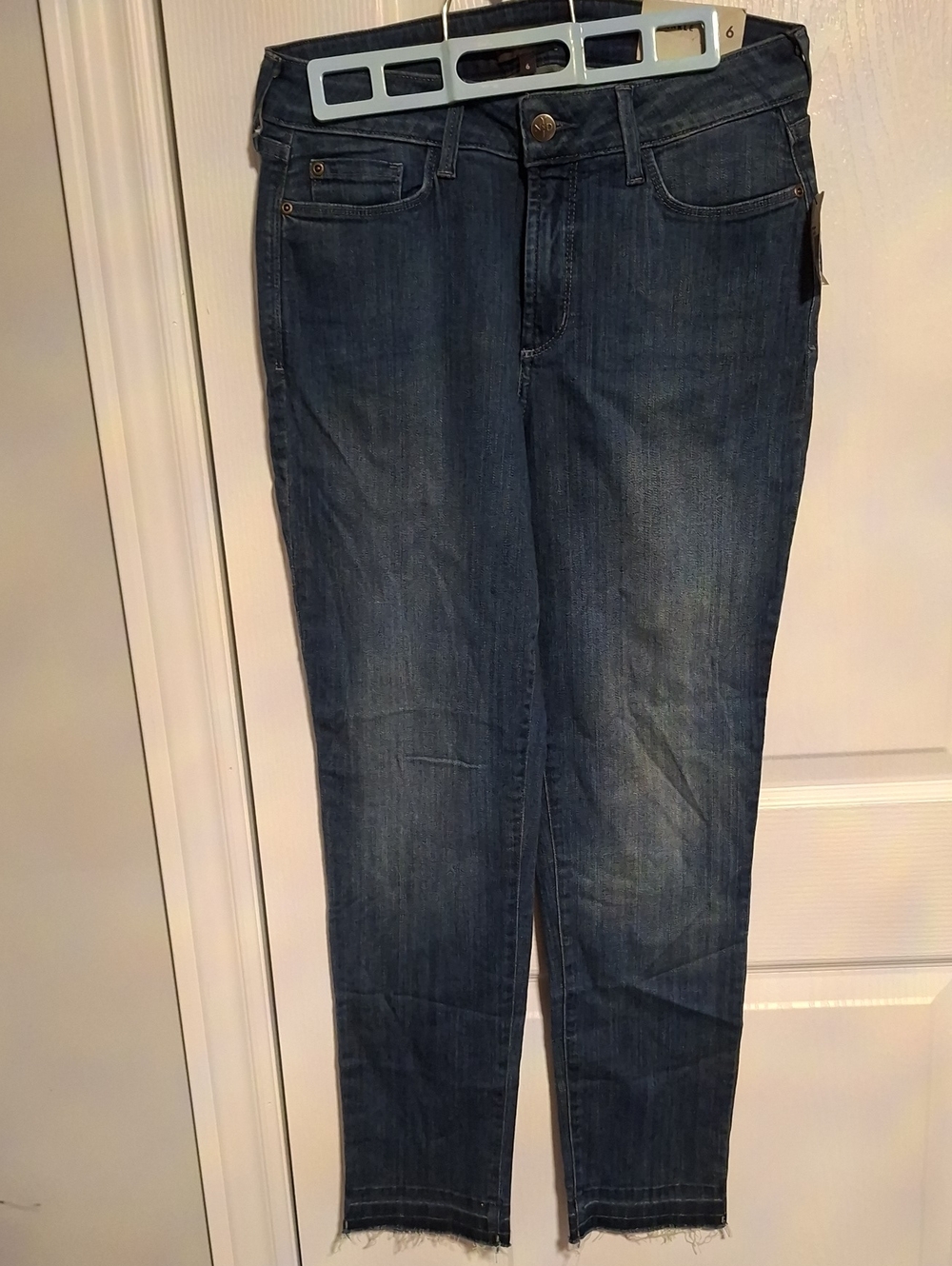 NYDJ Women's Dark Blue Stretch Skinny Jeans